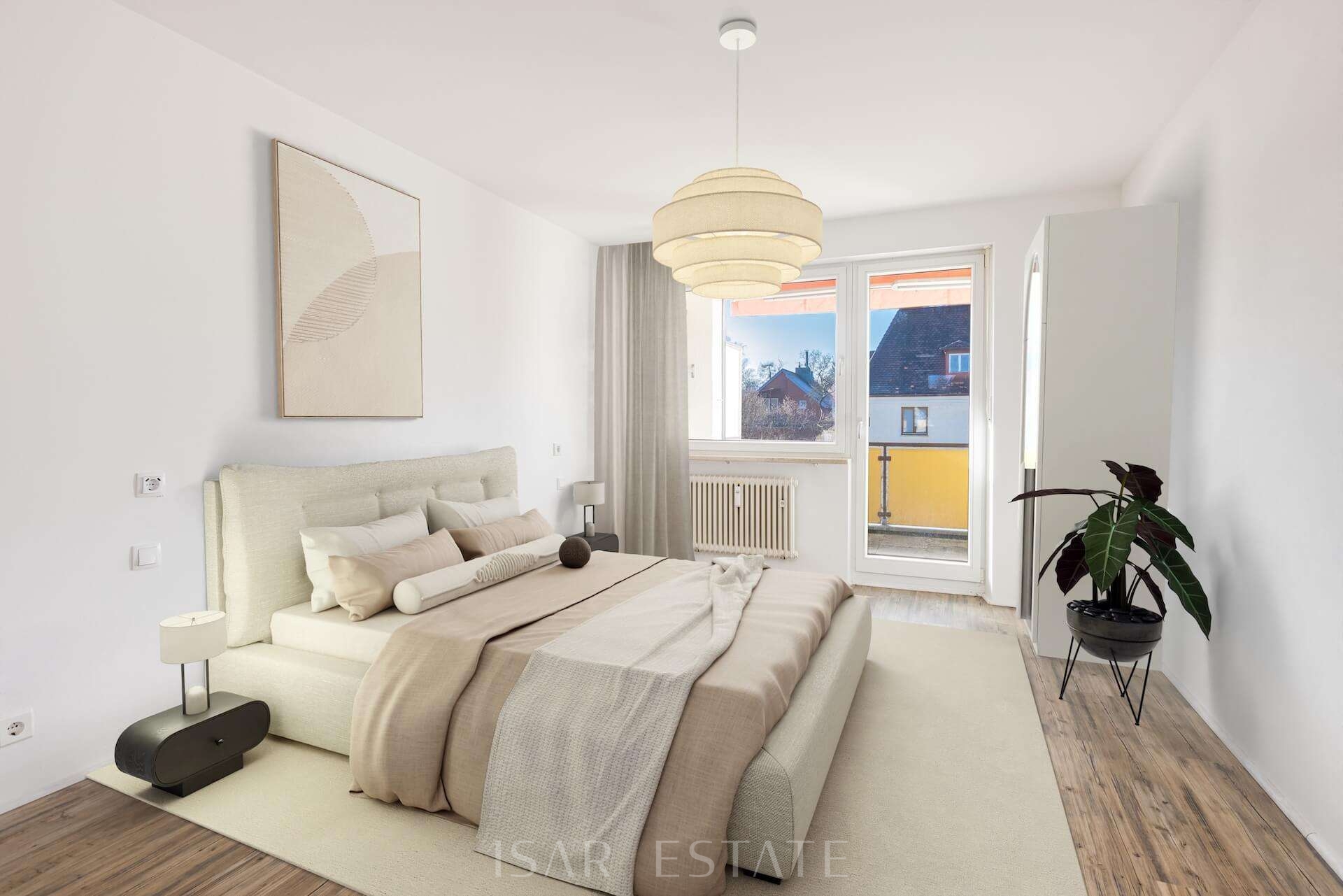 Digitale Wohnidee Schlafzimmer